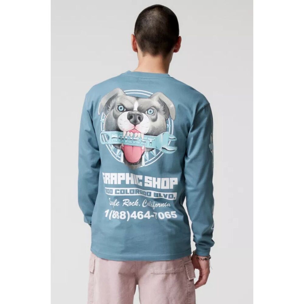 Market Urban Outfitters Exclusive Junkyard Dog Long Sleeve Tee Small Cotton